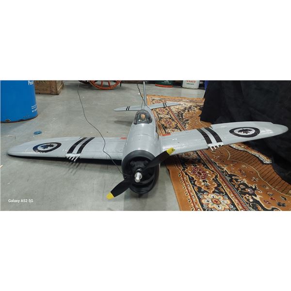 Vintage P-47 thunderbolt RC Canadian Armed Forces plane for display 40" wing span