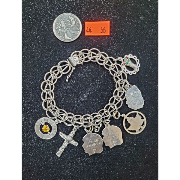 Sterling Silver Charm Bracelet