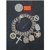 Image 1 : Sterling Silver Charm Bracelet