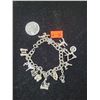 Image 1 : Sterling Silver Charm Bracelet