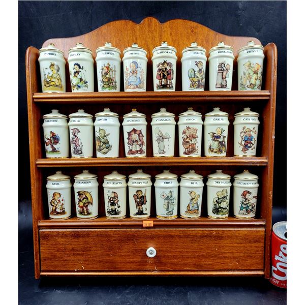 Vintage 1987 MJ Hummel Spice Rack