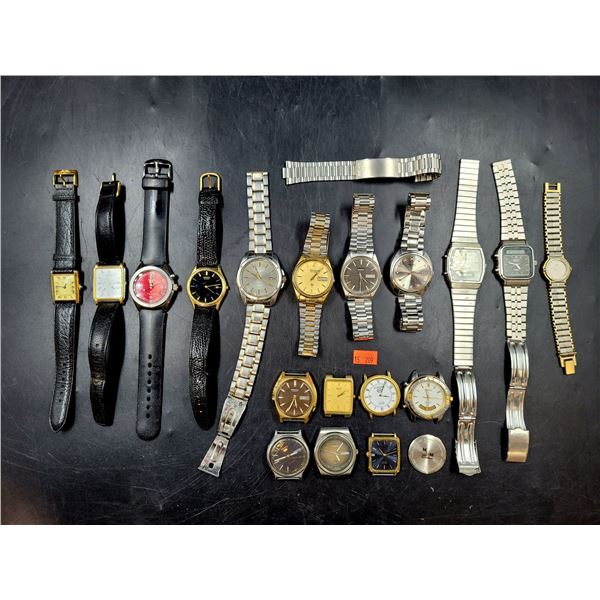 Vintage Leather Strap Seiko Watches