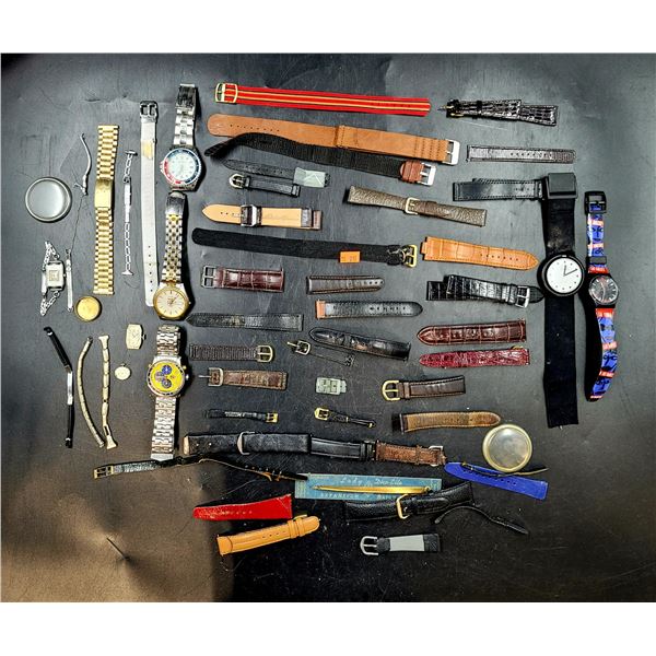 Assorted Watch Straps & Watches