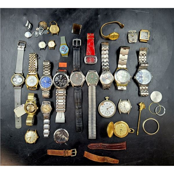 Assorted Watches, Straps, & Faces