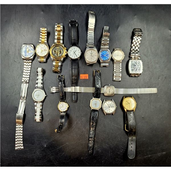 Assorted Leather & Link Strap Watches