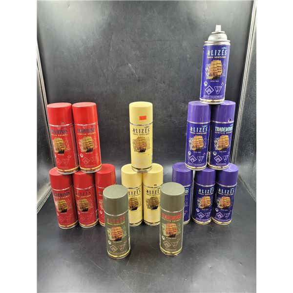 New Alizes Acrylic Enamel Spray Paint Lot