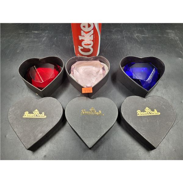 Rosen Thal Crystal Heart Décor