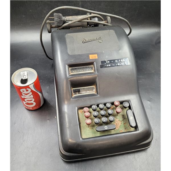 Vintage Rheinmetall Calculator/Adding Machine
