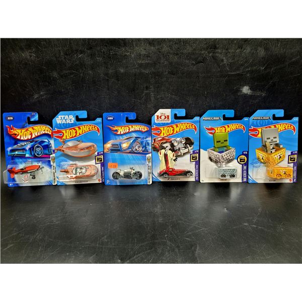 Hot Wheels Lot (Minecraft, Star Wars, Disney)