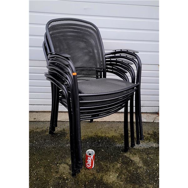 Set Of Black Balcony Chairs