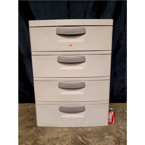 Plastic 4 Drawer Storage Container