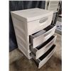 Image 2 : Plastic 4 Drawer Storage Container