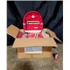 Image 1 : Box Of 15 Small Red Backpacks