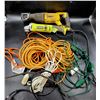 Image 1 : DeWalt/Ryobi Tools & Extension Cord Lot