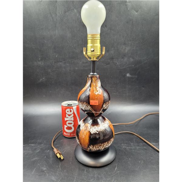 Vintage Glazed Table Lamp
