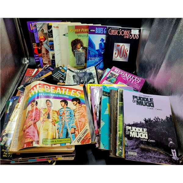 The Beetles Book & Music Book Lot