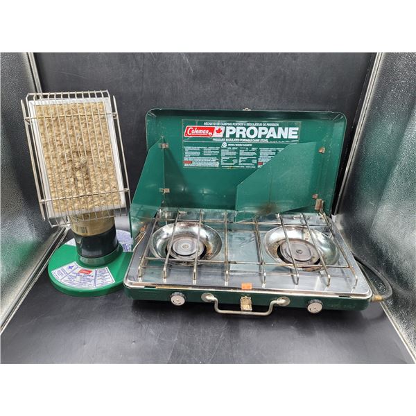 Coleman Propane Stove & Propane Catalytic Heater