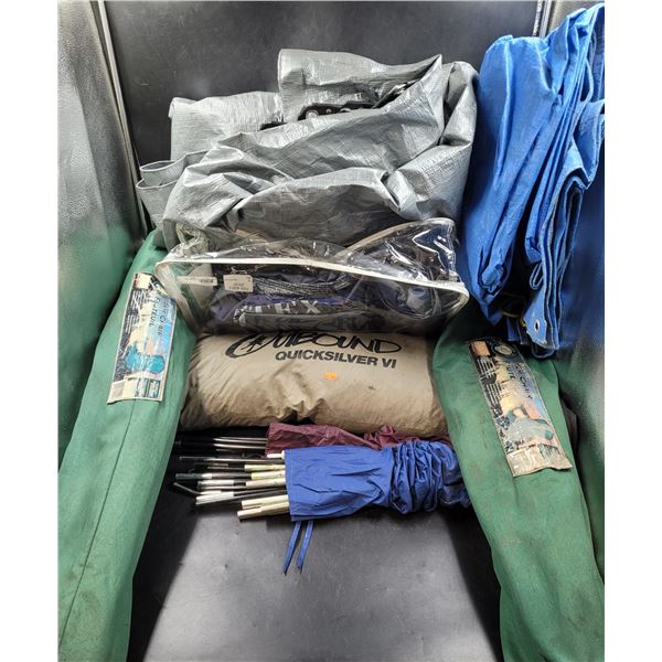 Tent, Chair & Tarp Lot