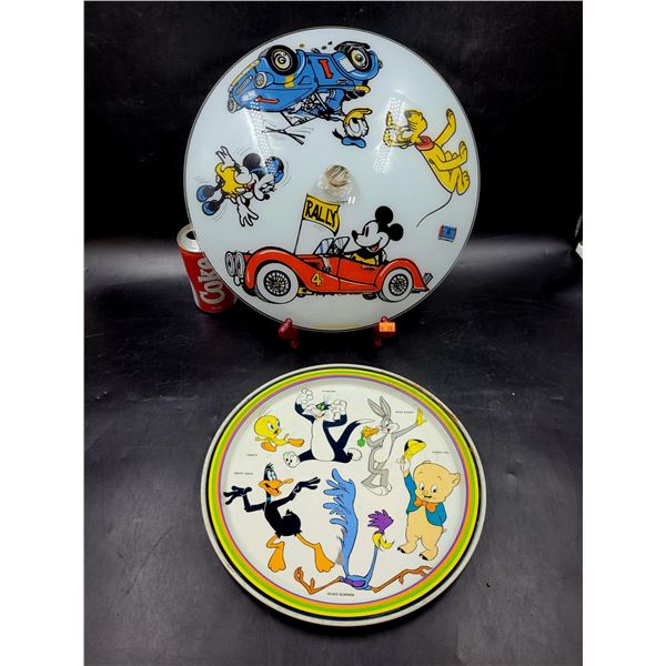 Vintage Disney Light Cover & Plate