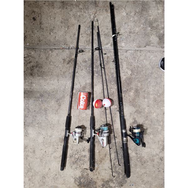 3 Fishing Rods
