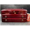 Image 1 : Cherry Red Wooden Trinket Box