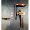 Image 1 : Antique Hand Crank & Crown Tools Marking & Mortice Gauge Made in England
