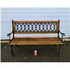 Image 1 : Wood & Cast Iron Bench