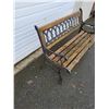 Image 2 : Wood & Cast Iron Bench