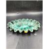 Image 1 : Ruffled Pottery Plate Made in Canada