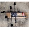 Image 1 : 2 Black 8 Light Ceiling Lamps