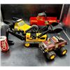Image 1 : Tonka Backhoe & Loader and Other Vintage Toy Trucks