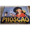 Image 1 : Vintage Phosaco Advertising Sign 92" x 62"