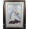 Image 1 : Signed & Framed Eagle Print by Sue Coleman