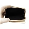 Image 9 : YSL Saint Laurent White Multicolor Pebbled Leather Compact Zippy Wallet