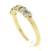 Image 1 : NEW 18k Gold .92 ctw Round Low Profile Light Brown Diamond 5 Stone Stack Band Ri