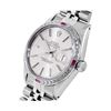 Image 3 : Rolex Mens Stainless Steel 36MM Silver Index Diamond And Ruby Datejust With Role