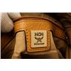 Image 7 : MCM Brown Canvas Leather Hobo Bag
