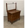 Image 2 : Vintage Oak Wash Stand - Quite Nice - Approx: 34x19" & 29.5"T (top of rack is 50")