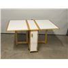 Image 6 : Spacesaver Dining Set - Drop Leaf Table and 4 Chairs