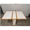 Image 7 : Spacesaver Dining Set - Drop Leaf Table and 4 Chairs