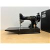 Image 1 : Singer 221K Featherweight Sewing Machine with Case and accessories