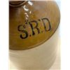 Image 2 : WWII Dated 1945 British Rum Jug S.R.D - Approx: 12.5"T 7"W (see all photos)
