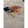 Image 1 : Mid Century Canadian Teak Side Table RS Furniture - approx: 26.25x19.75" & 19"T see photos