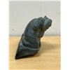 Image 3 : Signed Bobby Tarkirk Inuit Soapstone Sculpture Carving - Approx: 5"W 3.25"T see photos