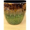Image 2 : Medium/Large Vintage Robinson Ransbottom Roseville Pottery Sun Moon Planter Pot