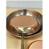 Image 7 : 3 Copper Skillets & Teapot - Largest pan 10" - see all photos