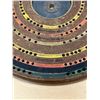 Image 2 : Vintage Threelane Round Cribbage Board Crib Board 7.75" - see all photos