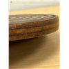 Image 8 : Vintage Threelane Round Cribbage Board Crib Board 7.75" - see all photos