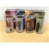Image 1 : Complete Set of 4 Star Trek Promo Glasses with Boxes - Spock/Kirk/Nero/Uhura