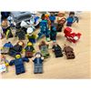 Image 3 : Bin of Lego with Mini Figures Minifigs - see all photos for details - bin approx: 23x14" & 11"T